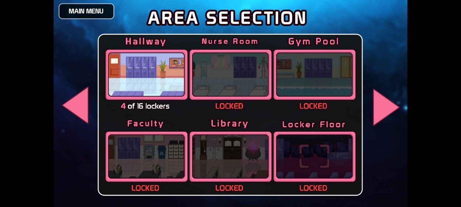 Lovecraft Locker 校园地图 玩法截图 1